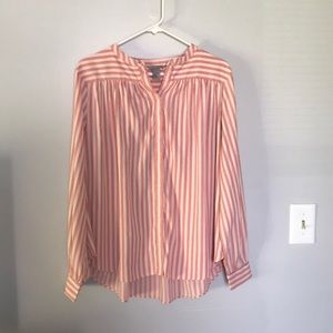 H&M button up top